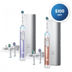 Oral-B Genius 7500 Rechargeable Genius-serie Paars Roze Goud | BE_OB51487