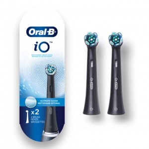 Oral-B iO Ultimate Clean iO-opzetborstels Zwart | BE_OB18594