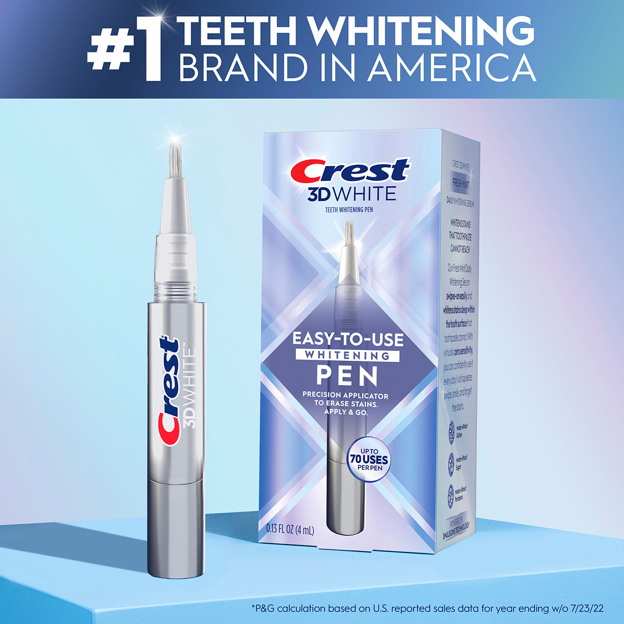 Oral-B 3DWhite Teeth Whitening Pen Accessoires Grijs | BE_OB50373