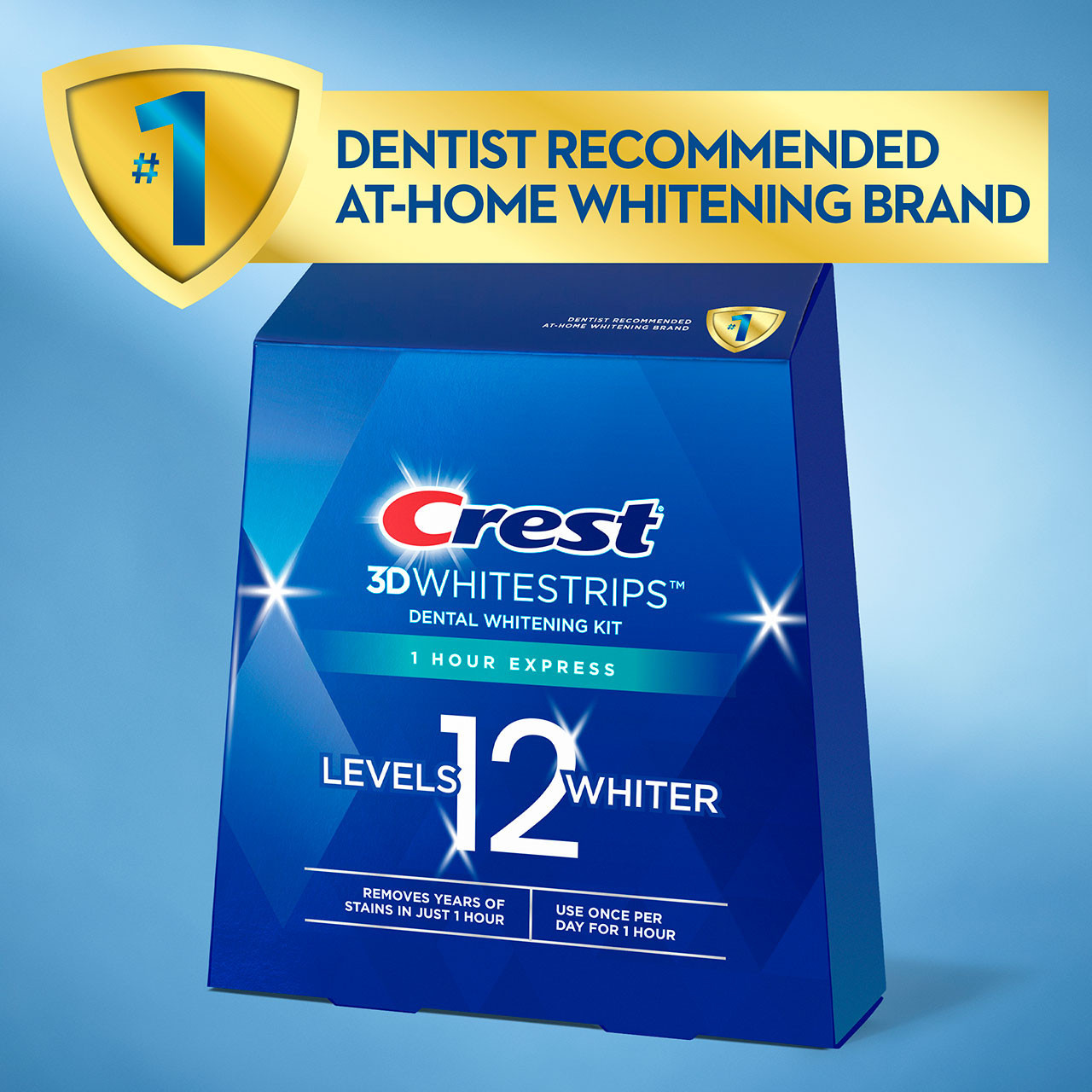 Oral-B 3DWhitestrips 1 Hour Express Accessoires Blauw | BE_OB72458