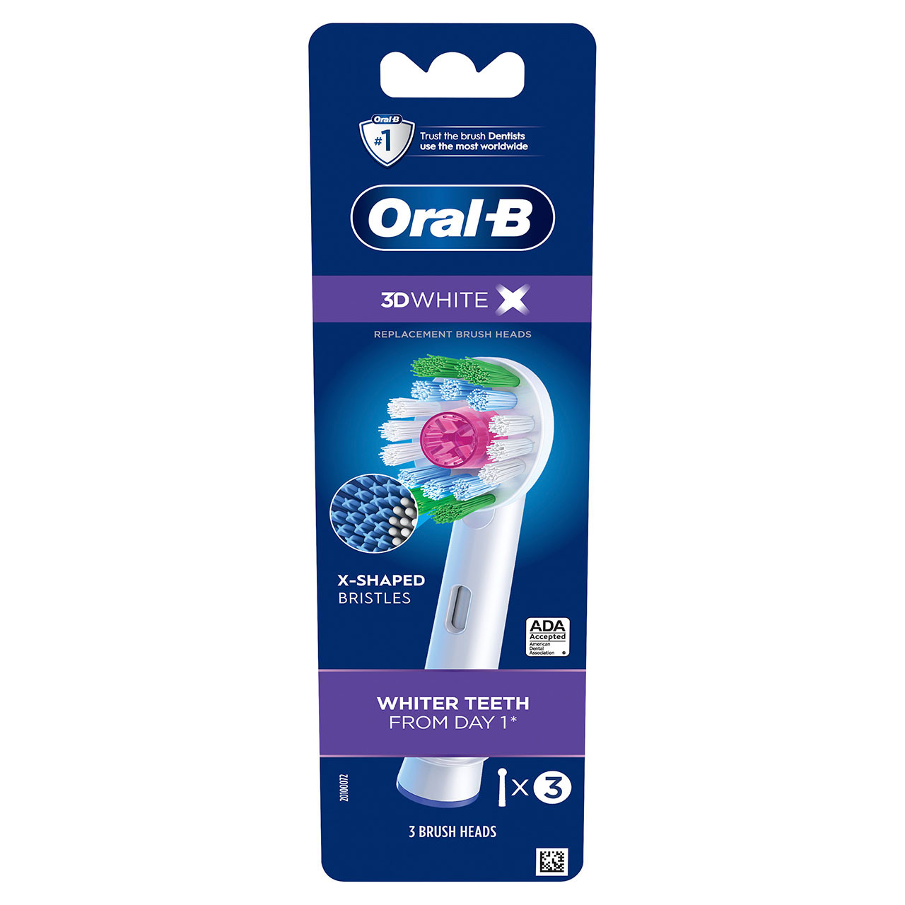 Oral-B 3D White Electric Toothbrush Overige opzetborstels Wit | BE_OB24921