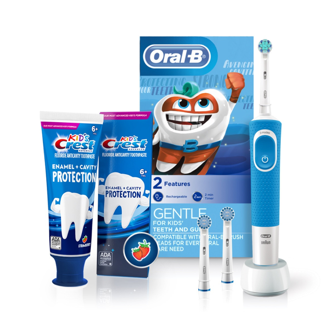 Oral-B Advanced Cavity Protection Kids Bundles Blauw | BE_OB25767