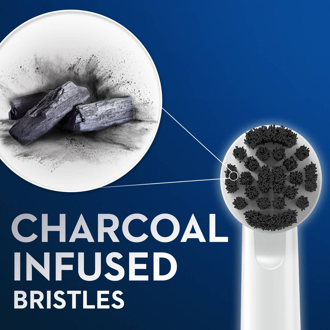 Oral-B Charcoal bristles Overige opzetborstels Grijs | BE_OB96855