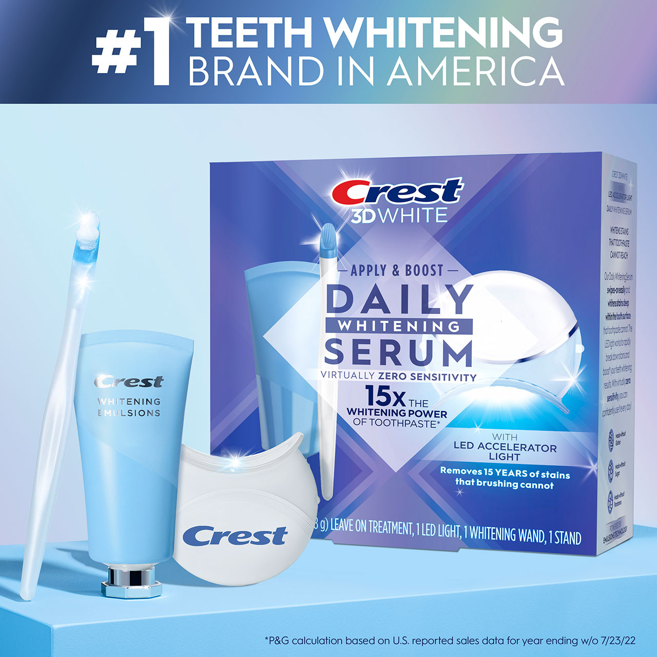 Oral-B Crest 3DWhite Daily Whitening Serum with LED Accessoires Licht | BE_OB15257