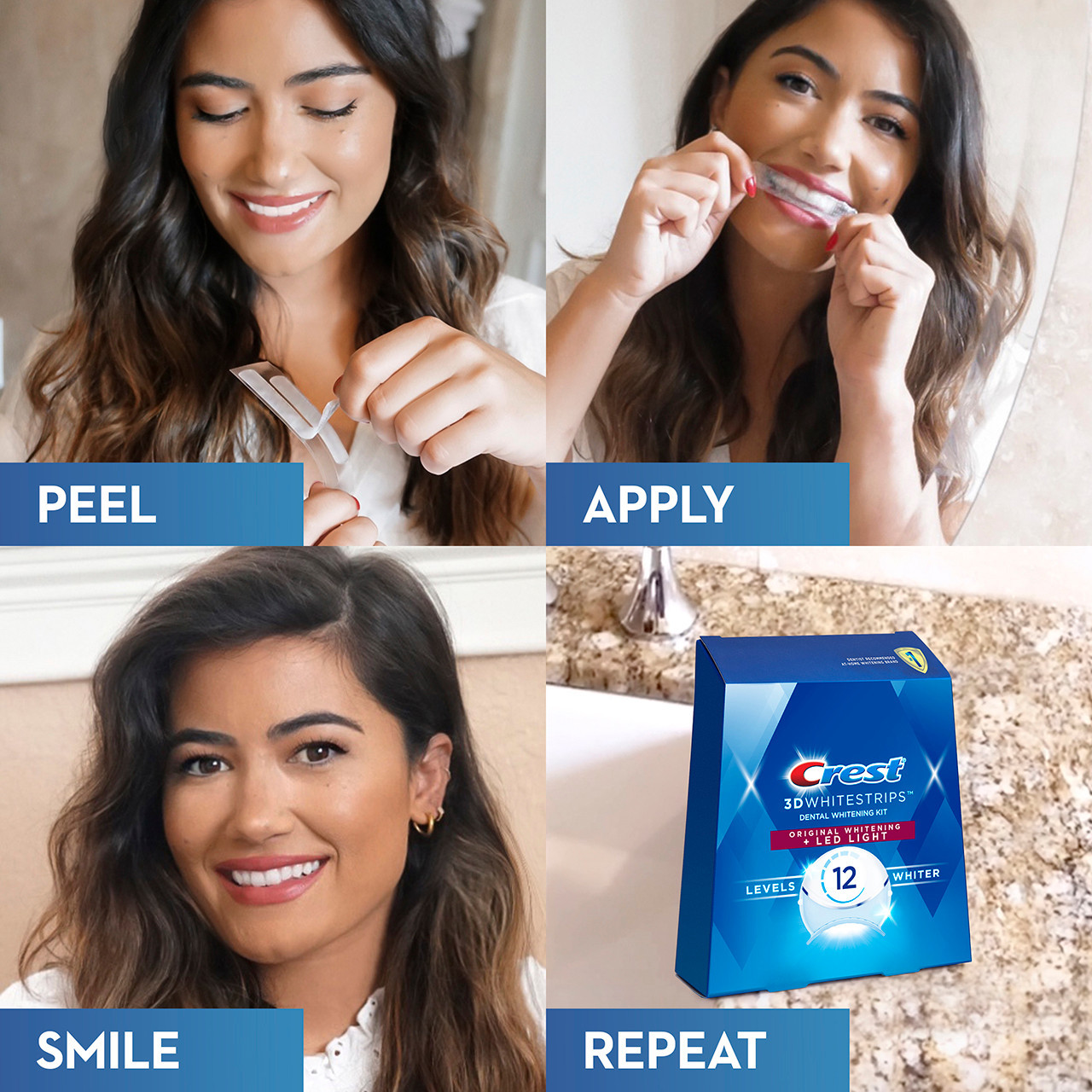 Oral-B Crest 3DWhitestrips Original Plus LED Accessoires Licht | BE_OB78136