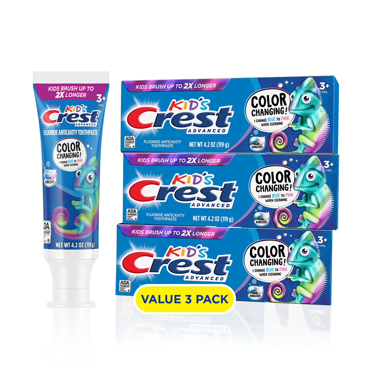 Oral-B Crest Kids Enamel + Cavity Protection Bundles Wit Blauw | BE_OB51498