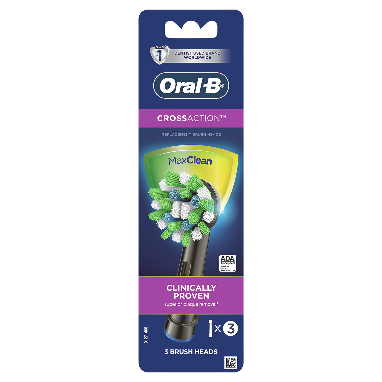 Oral-B CrossAction Overige opzetborstels Zwart | BE_OB27702