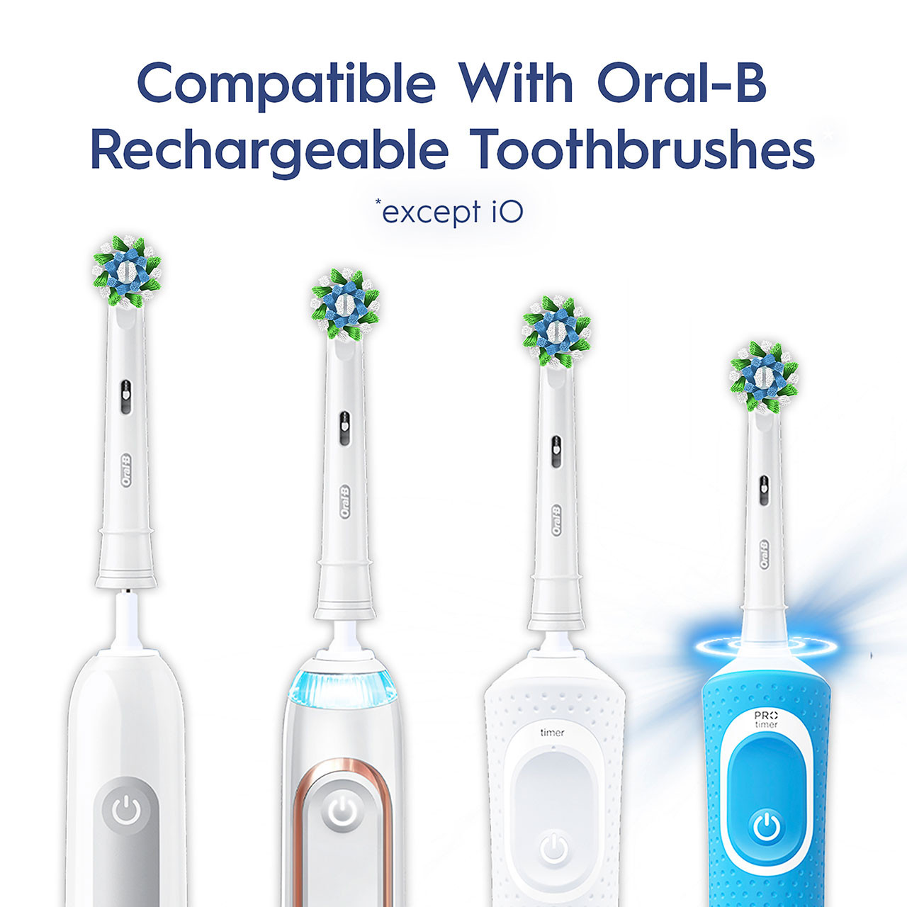 Oral-B CrossAction X-Filament Overige opzetborstels Blauw | BE_OB70892