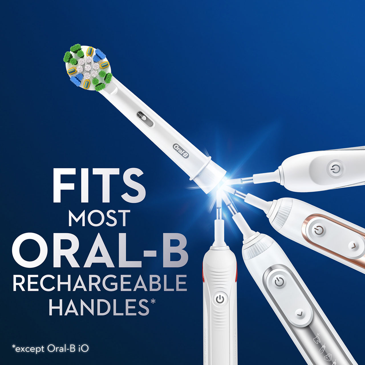 Oral-B FlossAction X-Filament Overige opzetborstels Wit | BE_OB90350