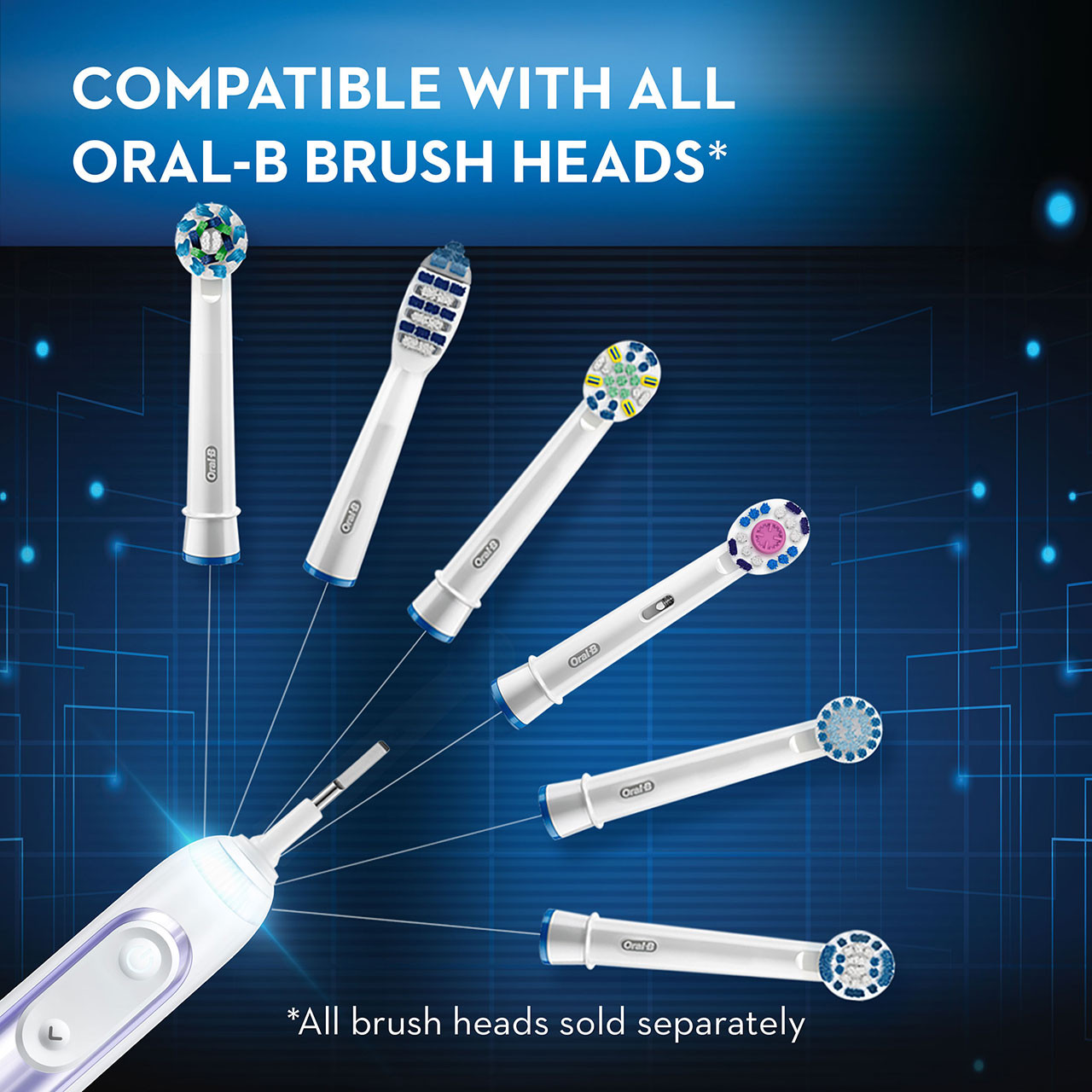 Oral-B Genius 7500 Rechargeable Genius-serie Paars | BE_OB64898