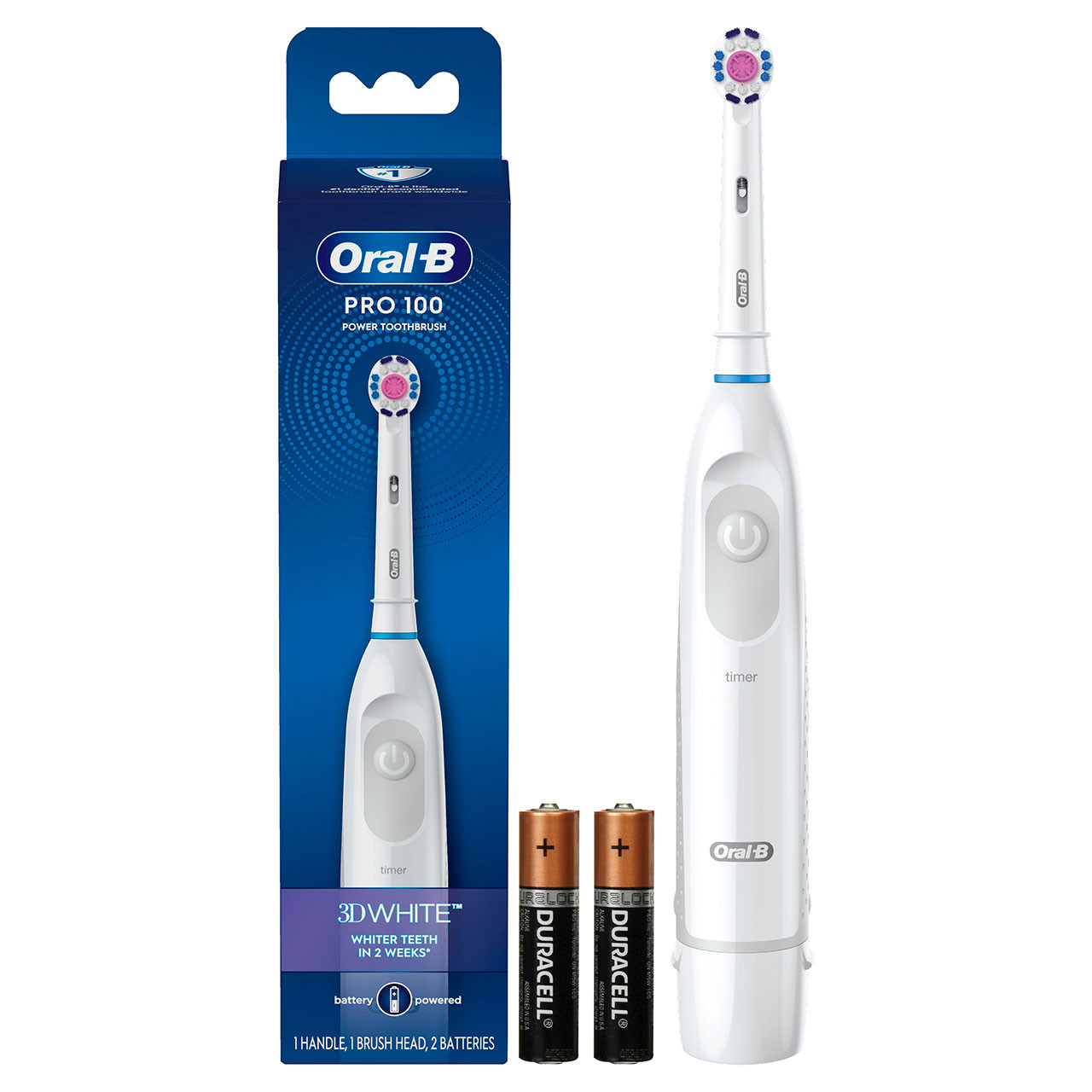 Oral-B Pro 100 3d Pro-serie Wit | BE_OB43956