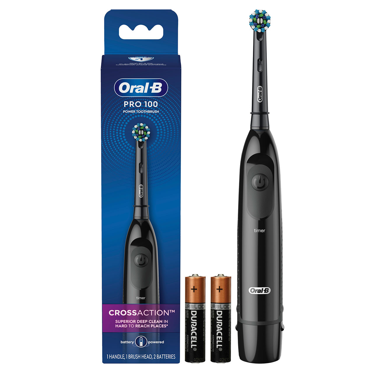 Oral-B Pro 100 Crossaction Pro-serie Zwart | BE_OB77622