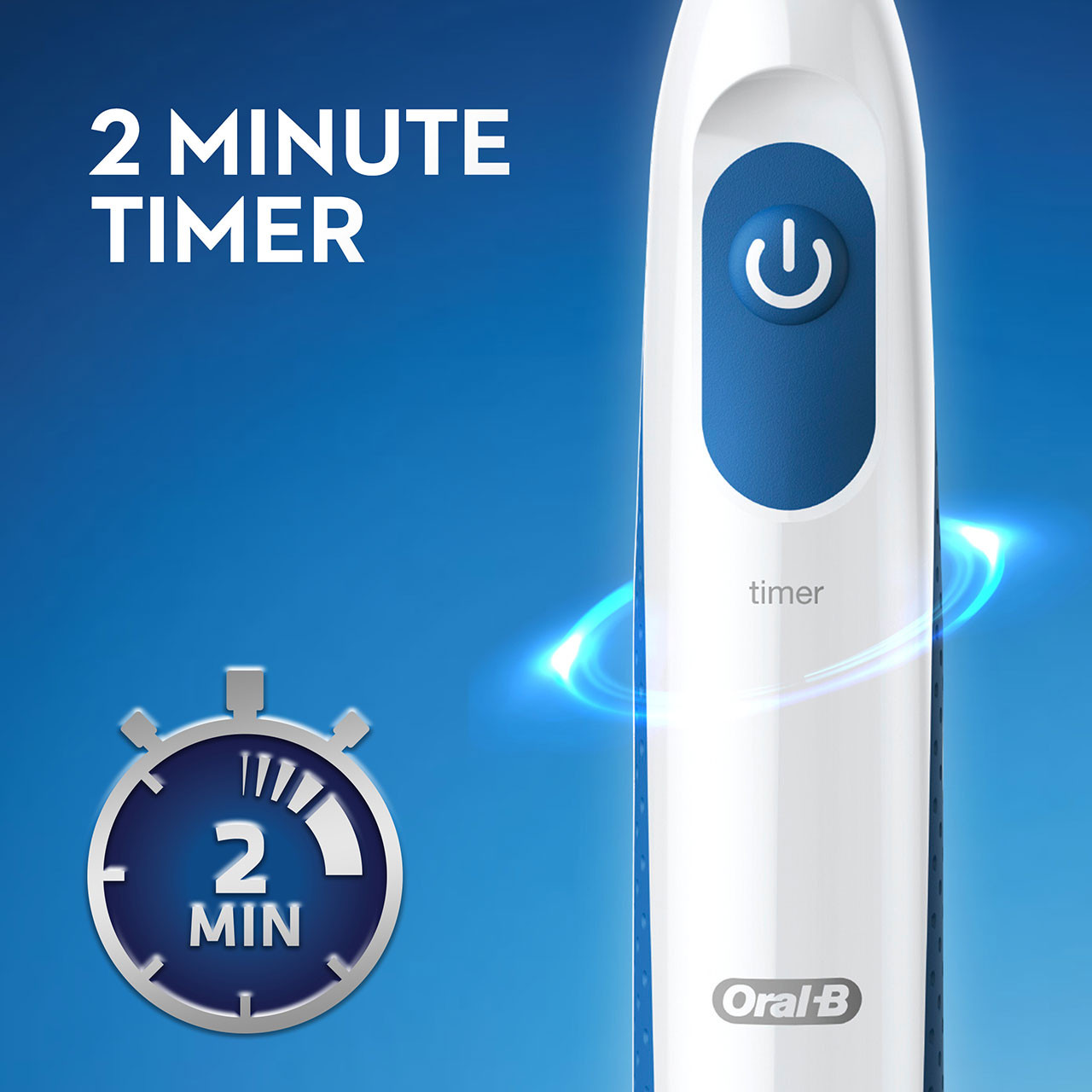 Oral-B Pro 100 Precision Clean Pro-serie Wit Blauw | BE_OB11214