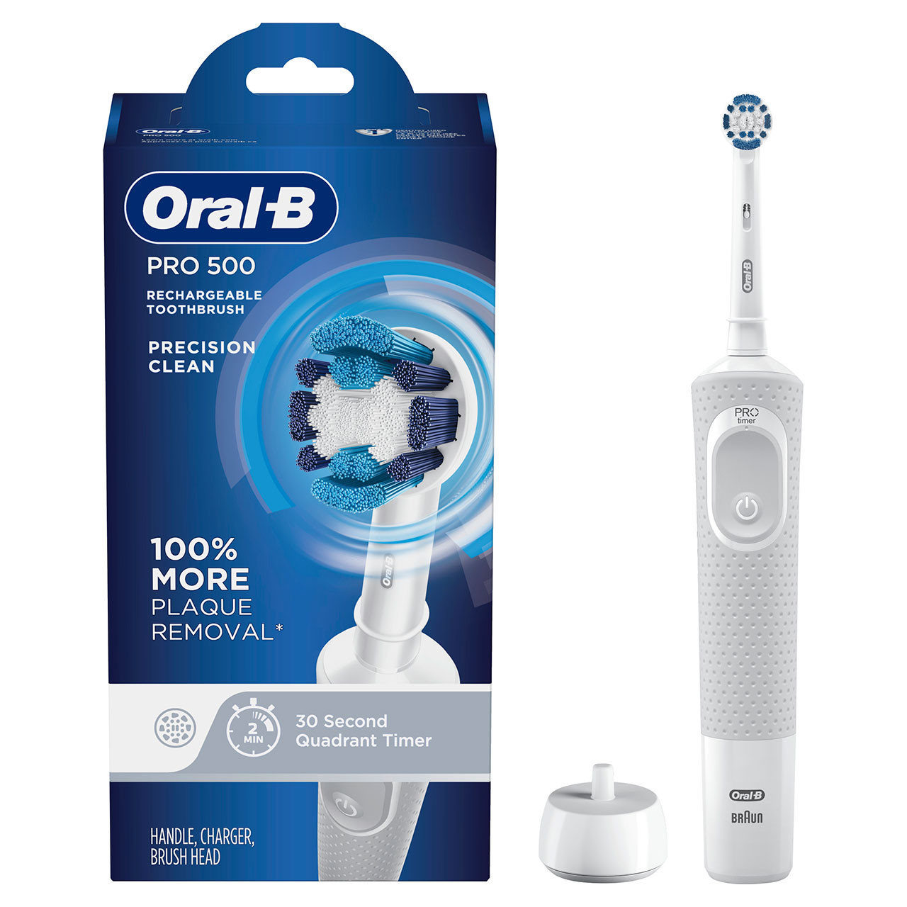 Oral-B Pro 500 Series Pro-serie Wit Grijs | BE_OB67409