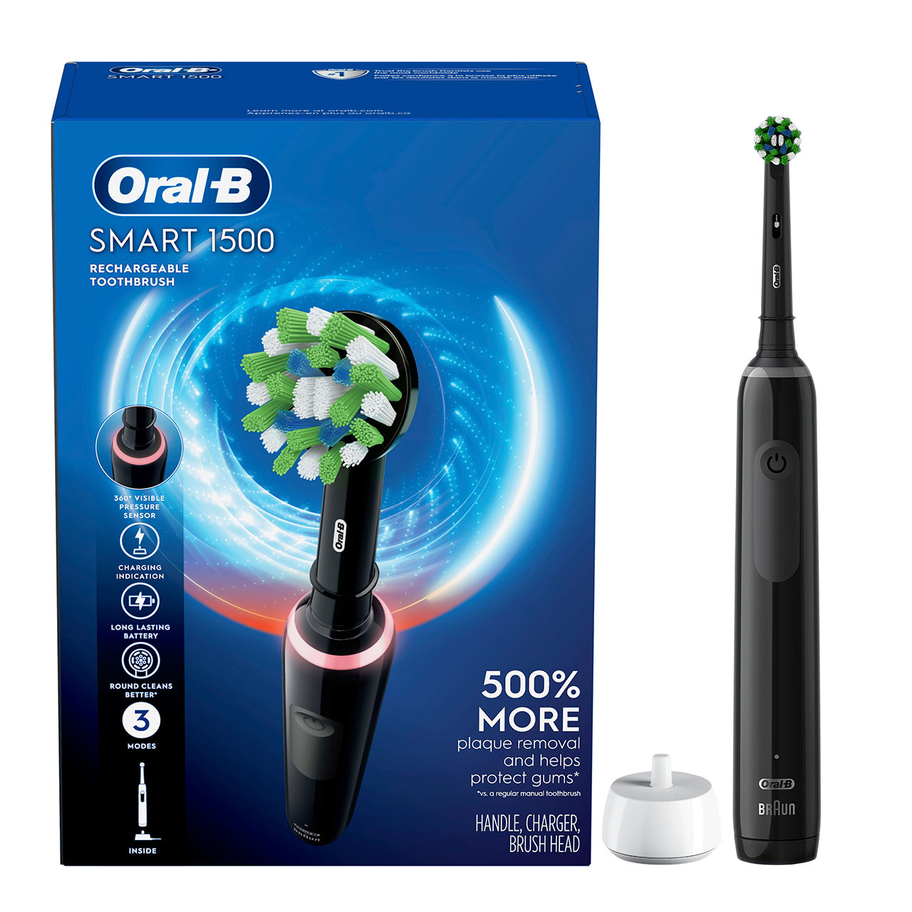 Oral-B Smart 1500 Smart-serie Zwart | BE_OB48429