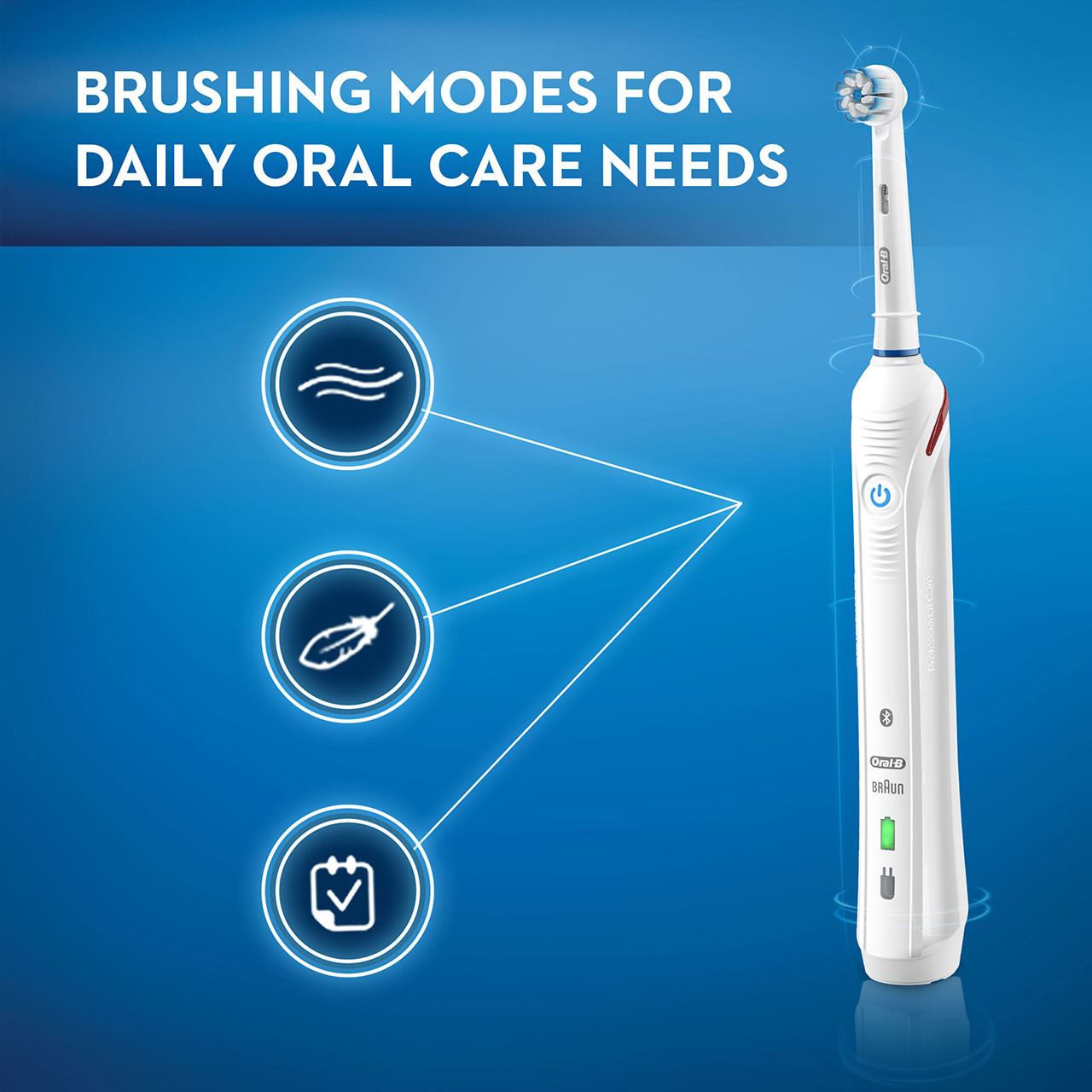 Oral-B Smart 4000 Rechargeable Smart-serie Wit | BE_OB83933