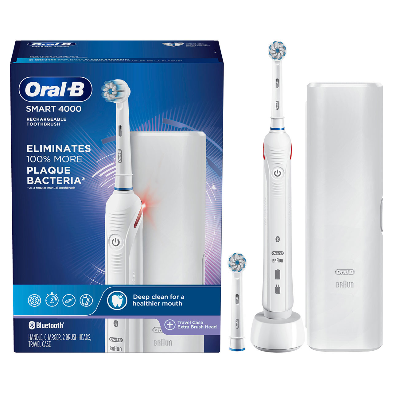 Oral-B Smart 4000 Rechargeable Smart-serie Wit | BE_OB83933