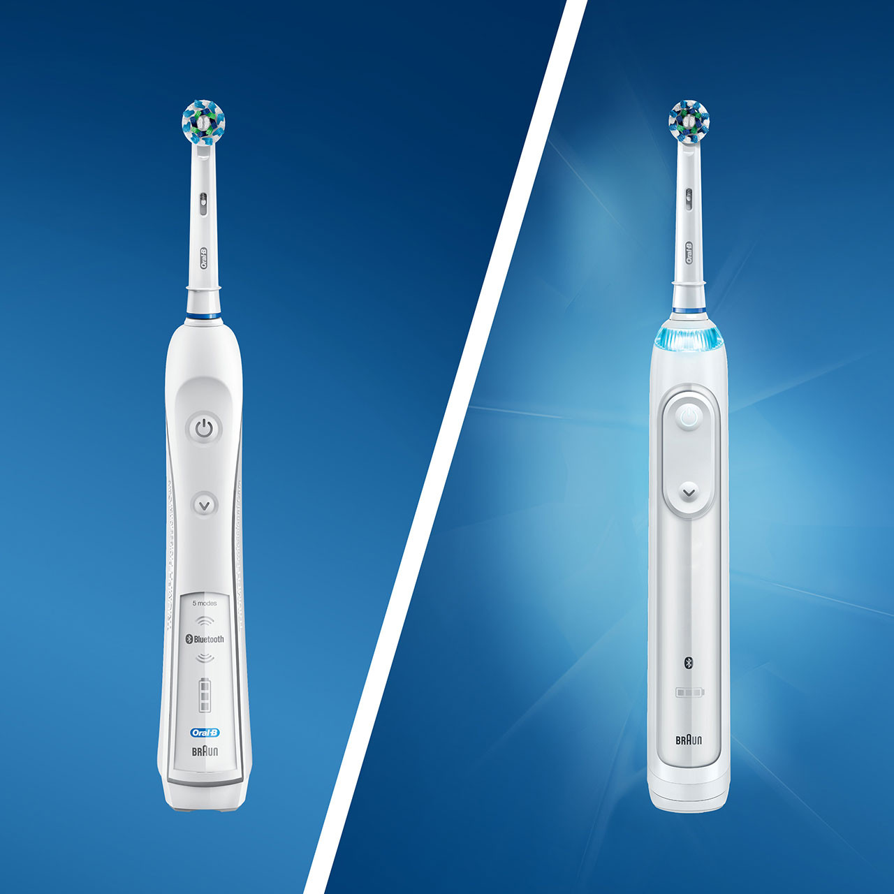 Oral-B Smart 5000 with Bluetooth Smart-serie Wit | BE_OB51778