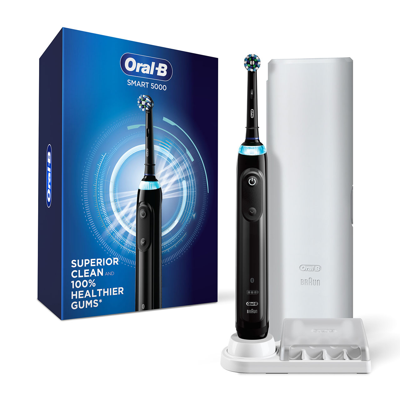 Oral-B Smart 5000 with Bluetooth Smart-serie Zwart | BE_OB77806