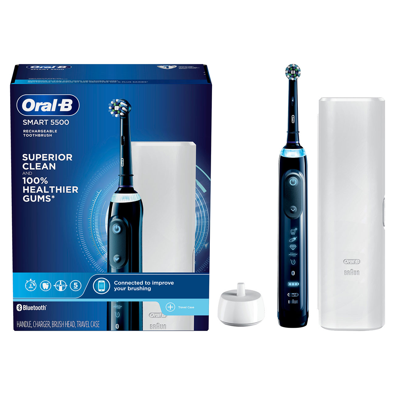 Oral-B Smart 5500 with Bluetooth Smart-serie Blauw | BE_OB14663