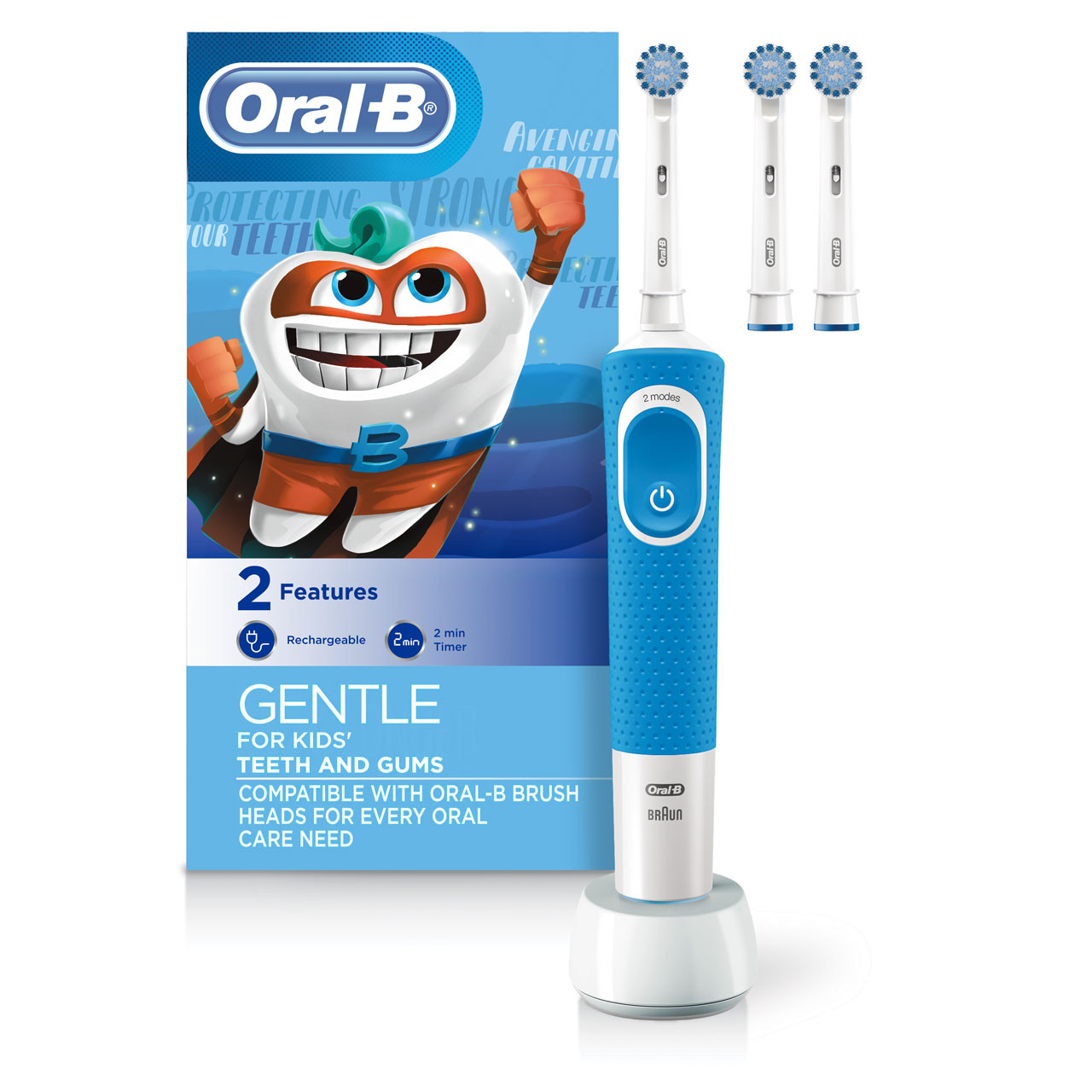 Oral-B Supertooth Kids Bundles Blauw | BE_OB13476