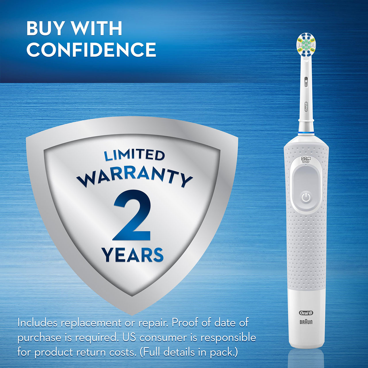 Oral-B Vitality Floss Action Pro-serie Wit | BE_OB40314