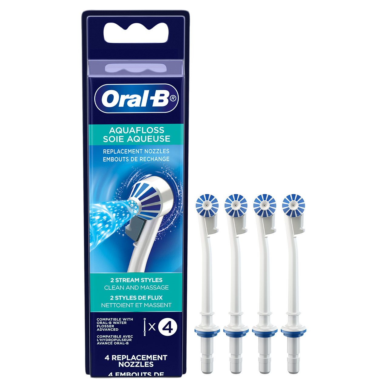 Oral-B Water Flosser Advanced Aquafloss Nozzle Accessoires Wit | BE_OB99958