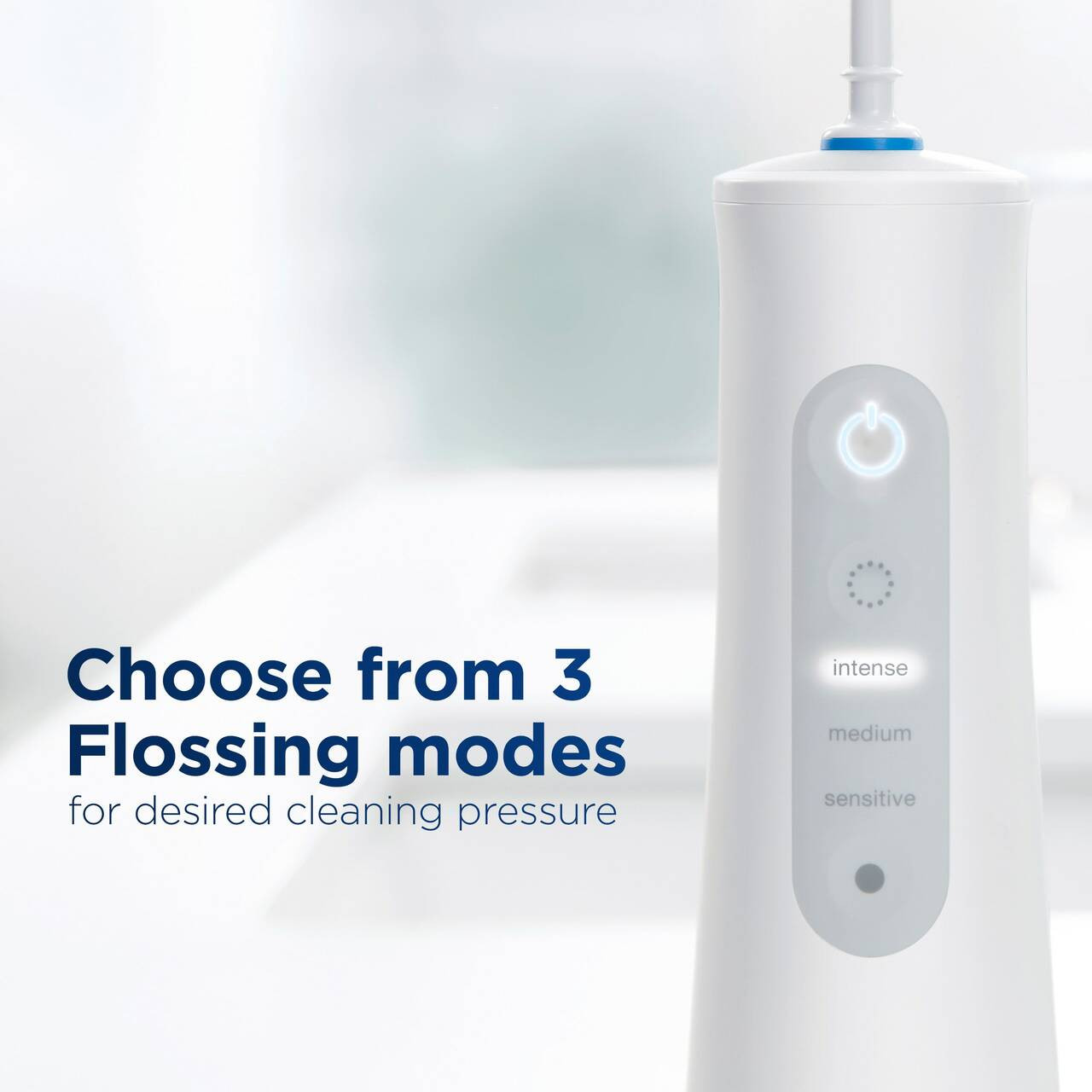 Oral-B Water Flosser Advanced, Portable Oral Irrigator Handle Accessoires Wit | BE_OB23702