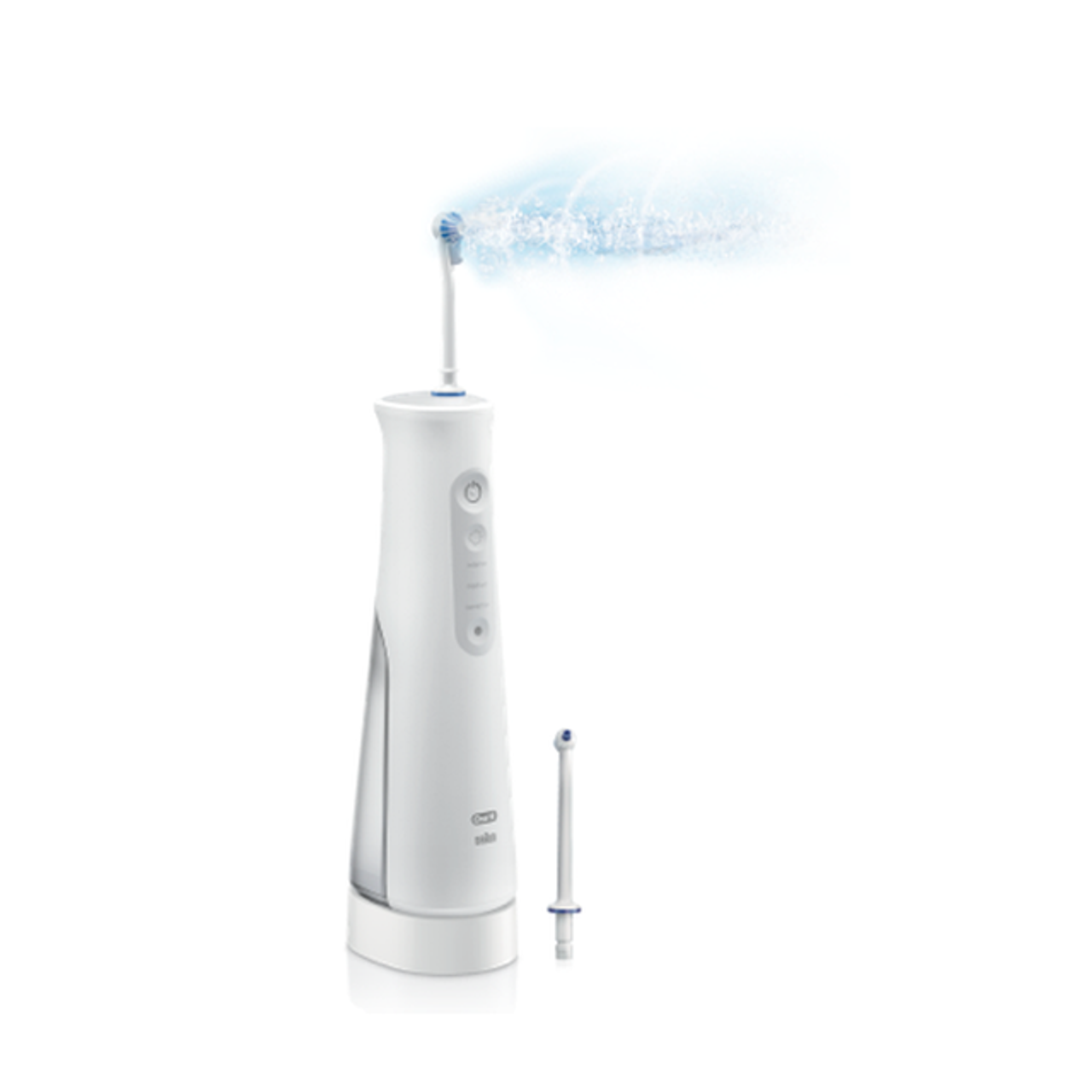 Oral-B Water Flosser Advanced, Portable Oral Irrigator Handle Accessoires Wit | BE_OB23702