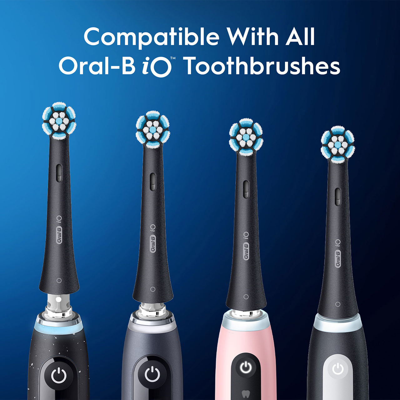 Oral-B iO Gentle Care iO-opzetborstels Zwart | BE_OB57809