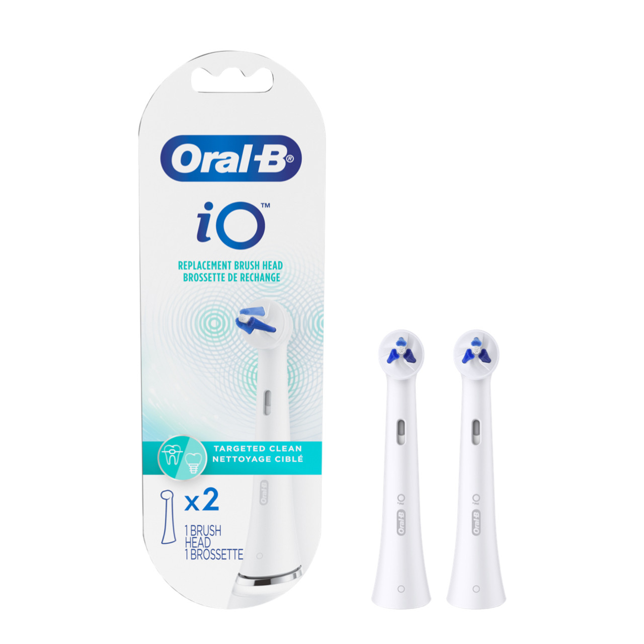 Oral-B iO Targeted Clean iO-opzetborstels Wit | BE_OB87210